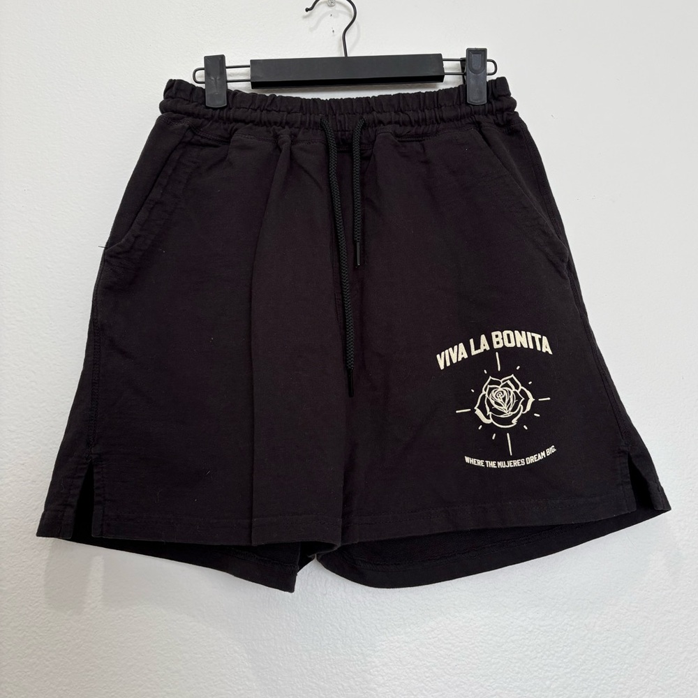 Viva La Bonita Where the Mujeres Dream Big Cotton Shorts Size Small